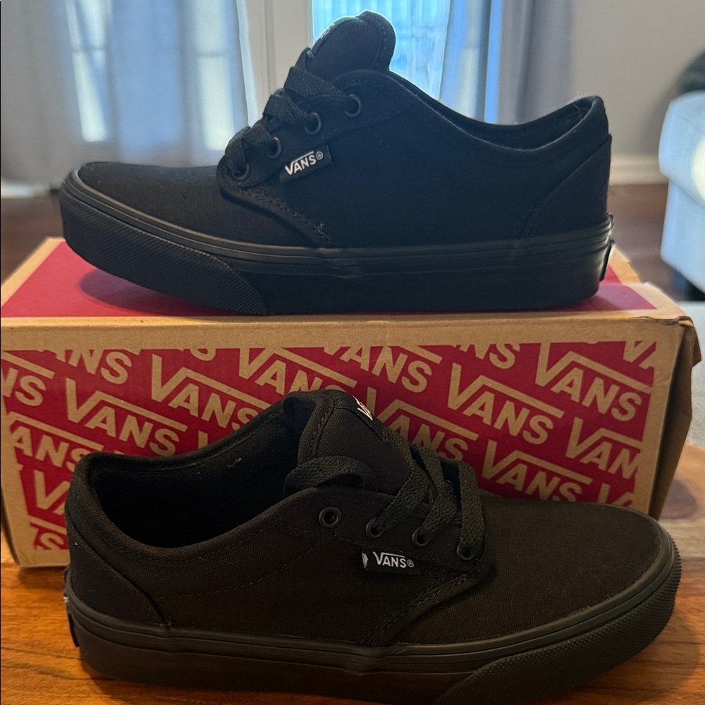 Vans Kids Black Sneakers